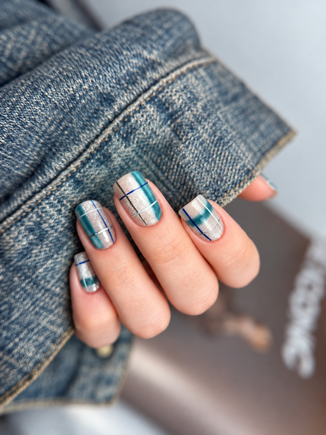 Tartan Glow – Kit Trend Nail Art 7 Prodotti