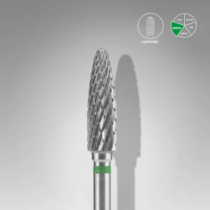 Punta fresa a forma di mais in mettalo duro verde EXPERT diametro 4 mm / parte lavorante 14 mm 2 Recensioni