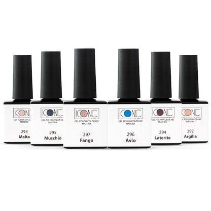 Collezione MATERIA  – Kit 6 Colori Gel Polish