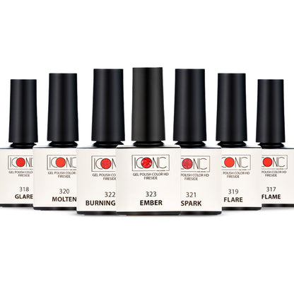 Collezione Fireside – Kit 7 Colori Gel Polish