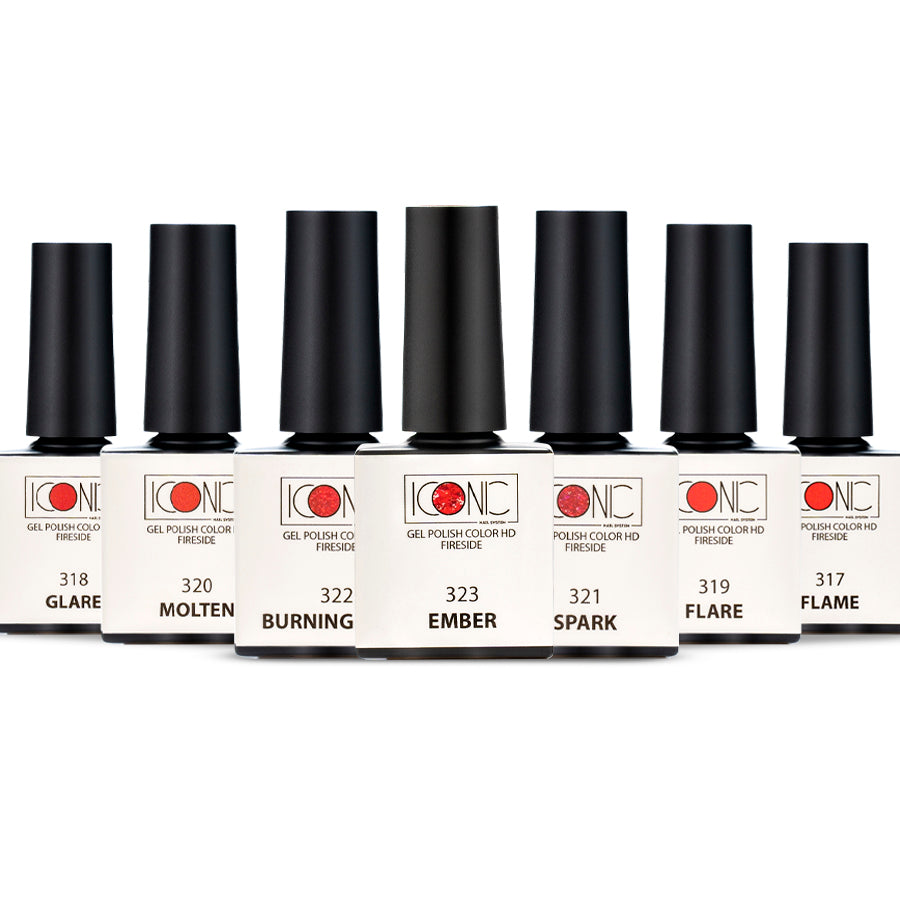 Collezione Fireside – Kit 7 Colori Gel Polish