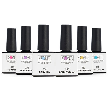 Collezione Dream Pop – Kit 6 Colori Gel Polish