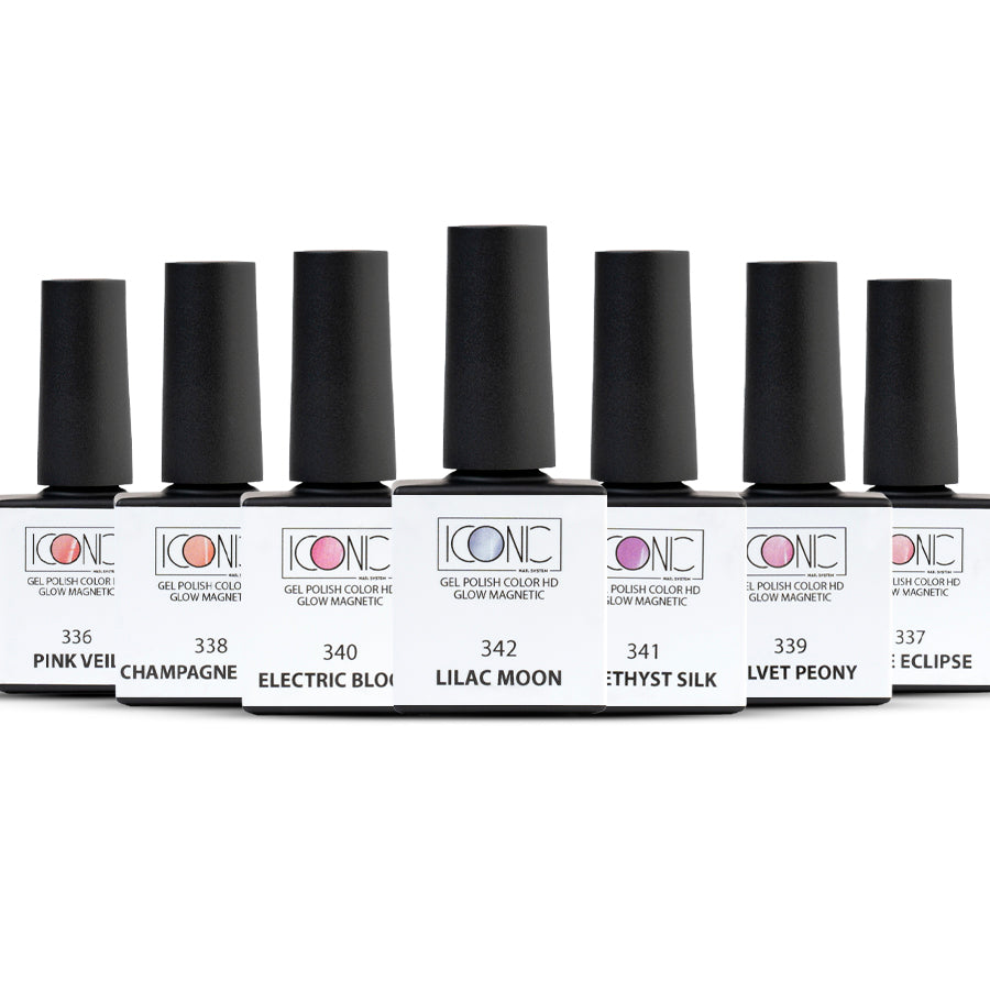Collezione Glow Magnetic – Kit 7 Colori Gel Polish