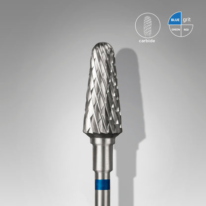 Punta Carbide Tronco, blu, diametro 6 mm - lunghezza punta 14 mm