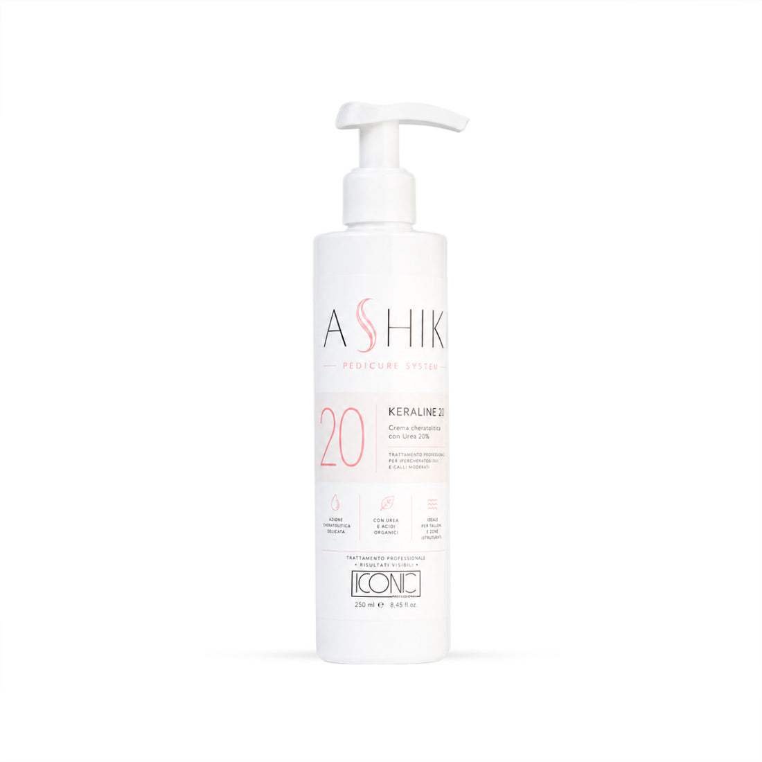 Keraline 20 - Crema cheratolitica professionale con Urea 20%, 250ml