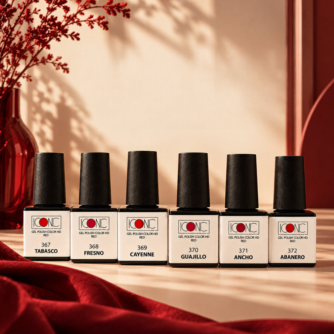 Red Collection – Kit 6 Colori Gel Polish