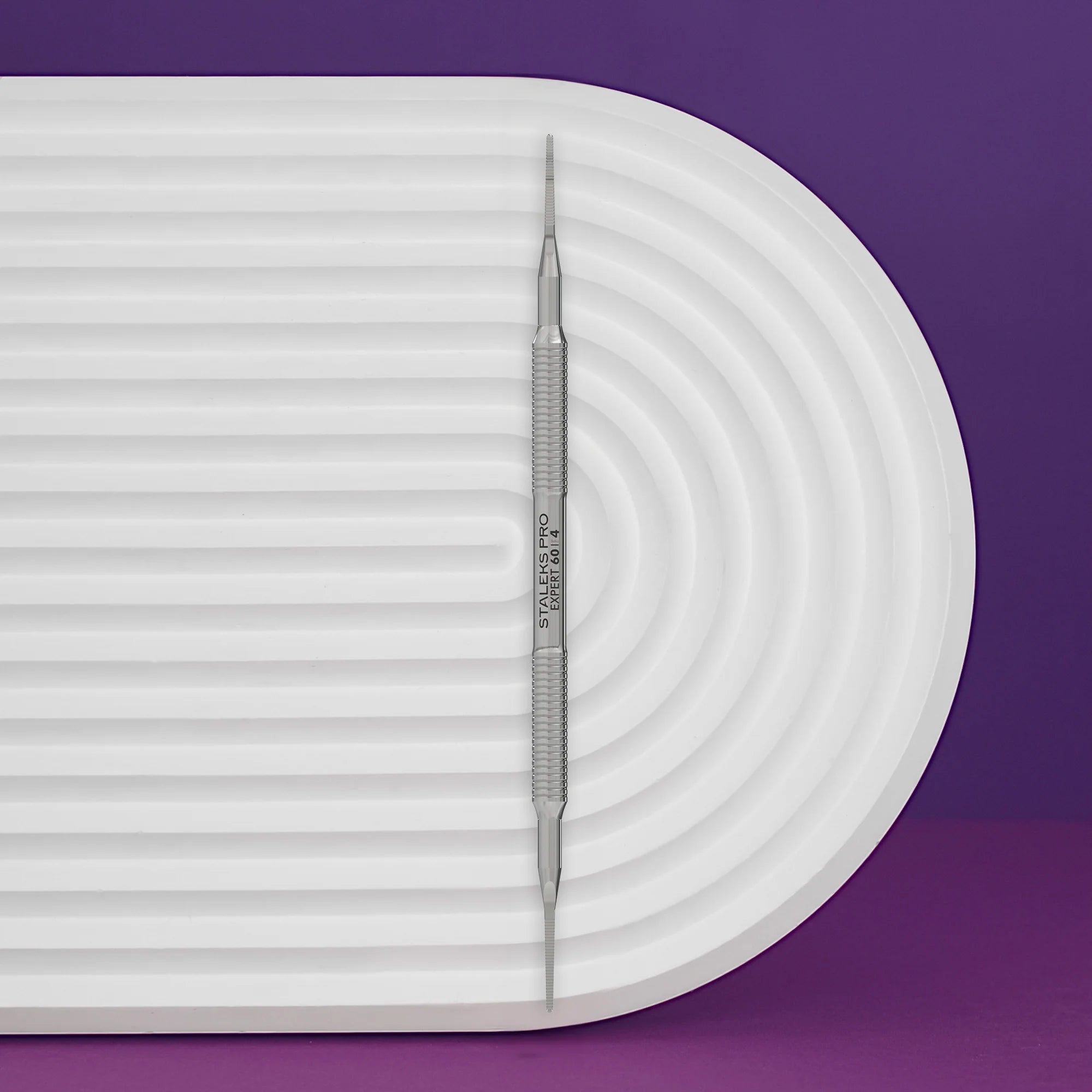 Spatola per pedicure (lima dritta fine + lima sottile con estremità curva) EXPERT 60 TYPE 4